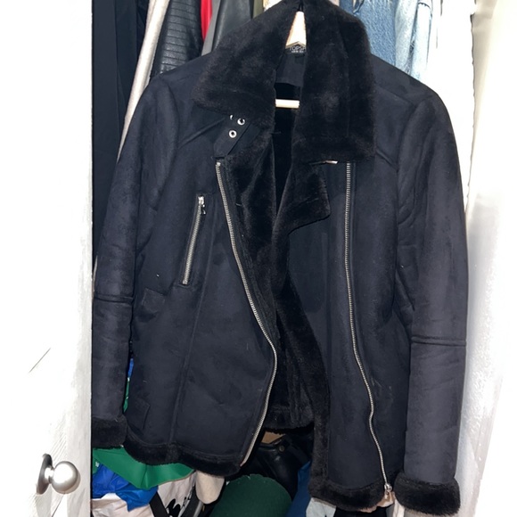 Topshop Sherling coat - Picture 4 of 4